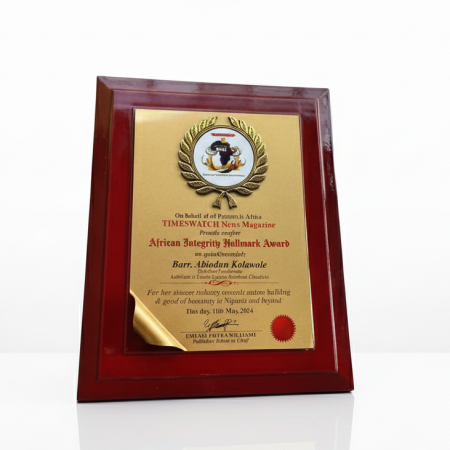 Premium Plaque Award
