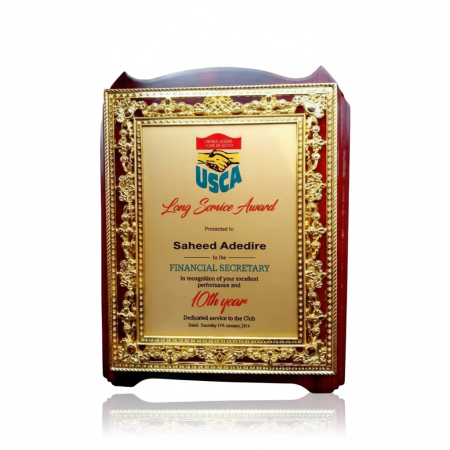 Premium Plaque Award